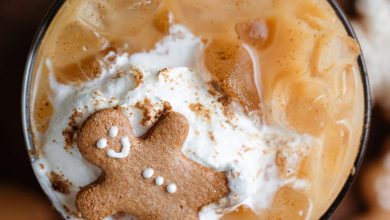 iced gingerbread oat milk chai recipe