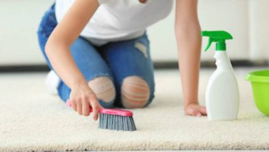 Washing carpets at home without machine