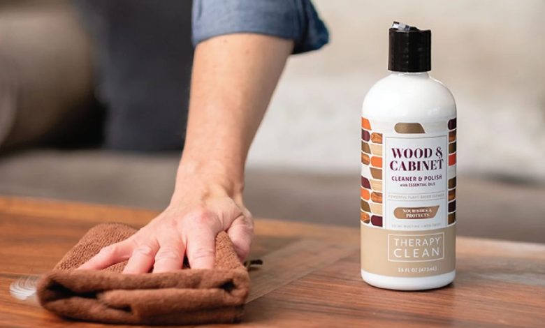 Wood furniture cleaner spray for cabinets